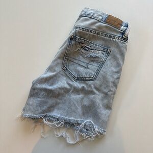 American Eagle Distressed mom shorts